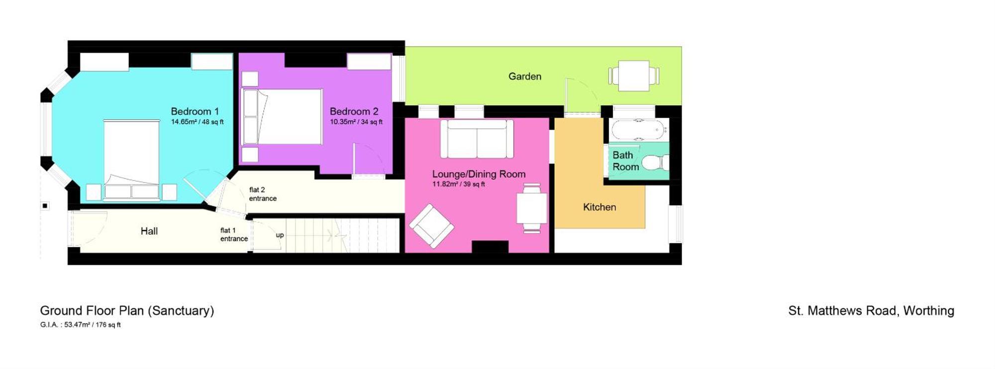 Sanctuary-By-Sea Apartment Worthing Luaran gambar